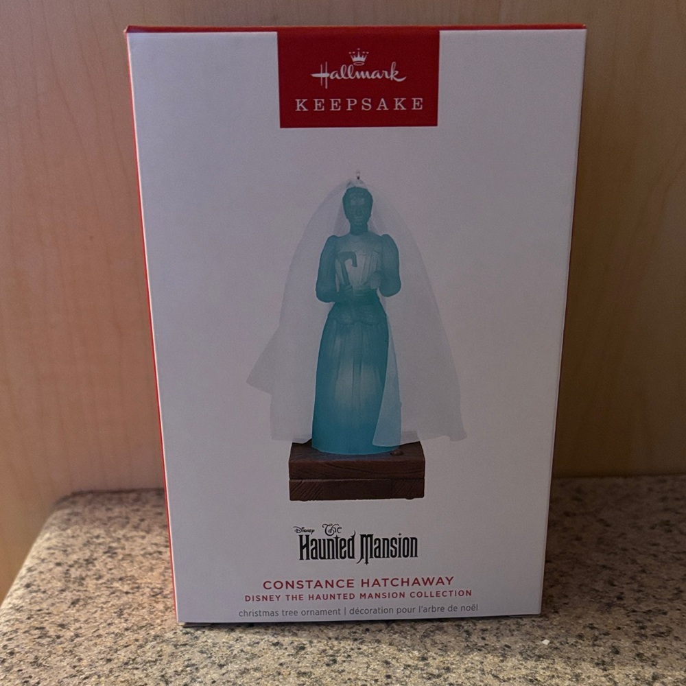 Hallmark Keepsake Haunted Mansion Blue and White Ornament